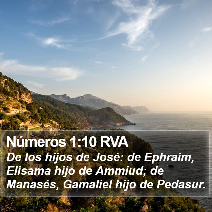 Números 1:10 RVA Bible Study