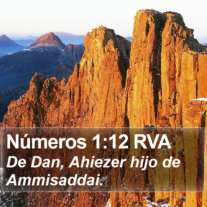 Números 1:12 RVA Bible Study