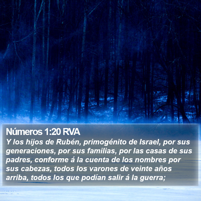 Números 1:20 RVA Bible Study