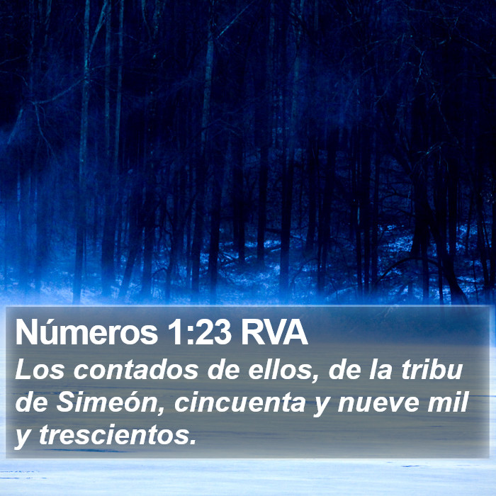 Números 1:23 RVA Bible Study