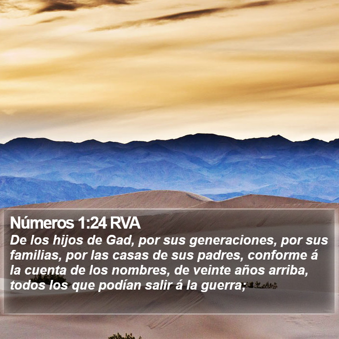 Números 1:24 RVA Bible Study