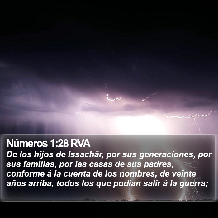 Números 1:28 RVA Bible Study