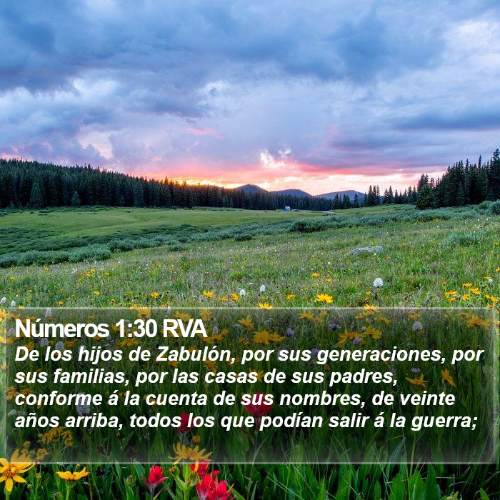 Números 1:30 RVA Bible Study