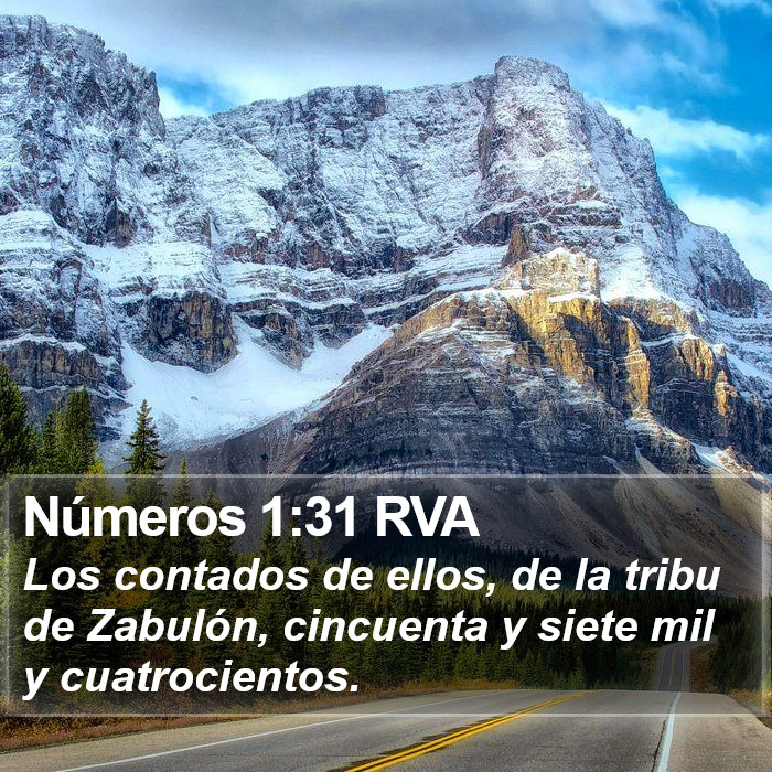 Números 1:31 RVA Bible Study