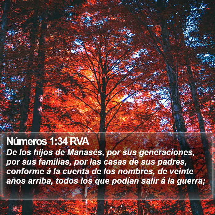 Números 1:34 RVA Bible Study