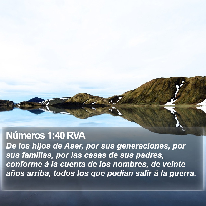 Números 1:40 RVA Bible Study