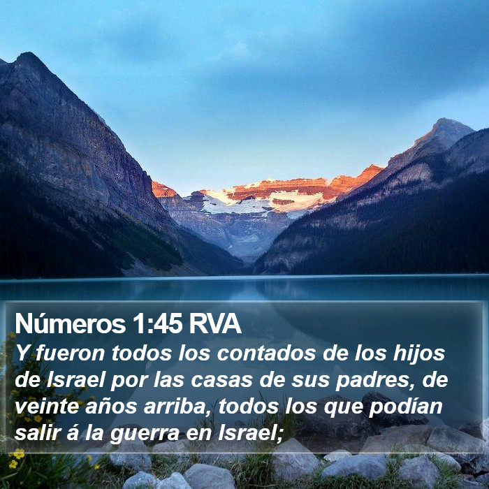 Números 1:45 RVA Bible Study