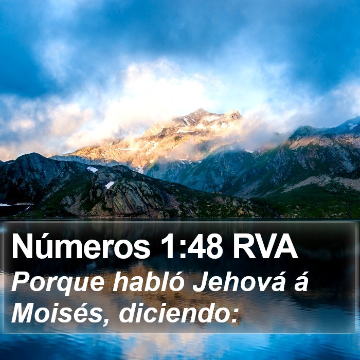 Números 1:48 RVA Bible Study