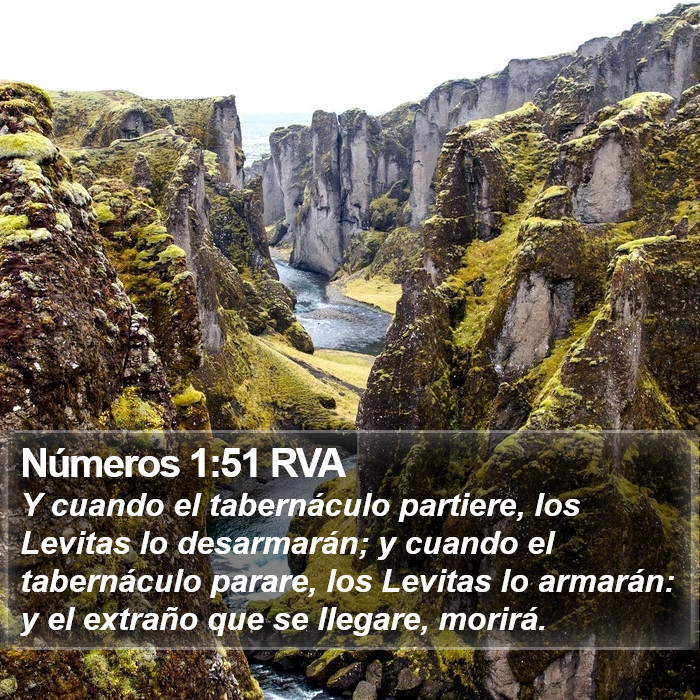 Números 1:51 RVA Bible Study