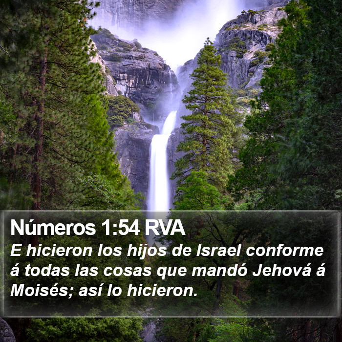 Números 1:54 RVA Bible Study