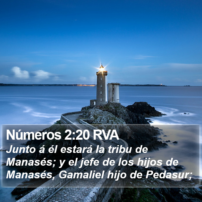 Números 2:20 RVA Bible Study