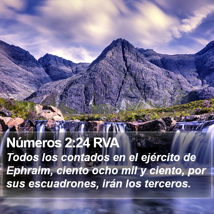 Números 2:24 RVA Bible Study