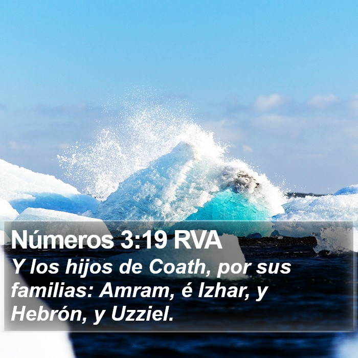 Números 3:19 RVA Bible Study