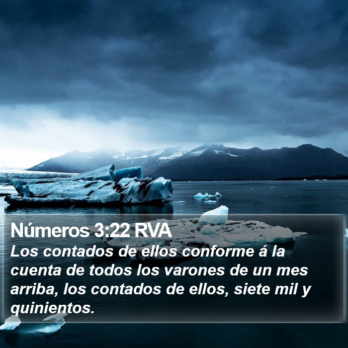 Números 3:22 RVA Bible Study