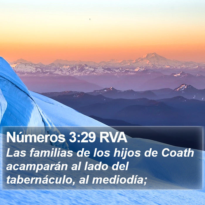 Números 3:29 RVA Bible Study