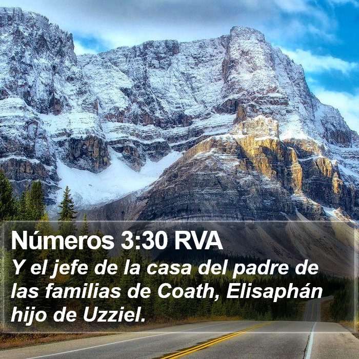 Números 3:30 RVA Bible Study