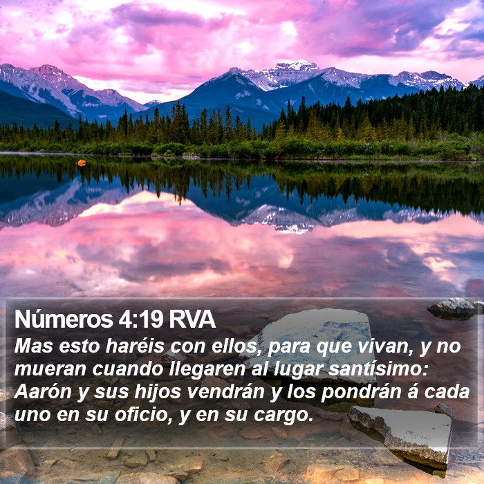 Números 4:19 RVA Bible Study