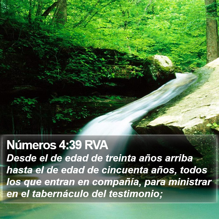 Números 4:39 RVA Bible Study