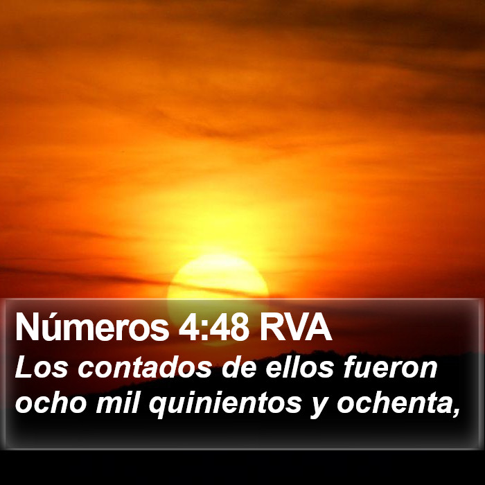 Números 4:48 RVA Bible Study