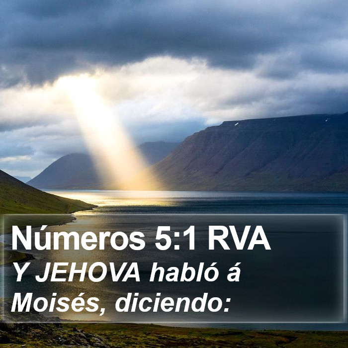 Números 5:1 RVA Bible Study