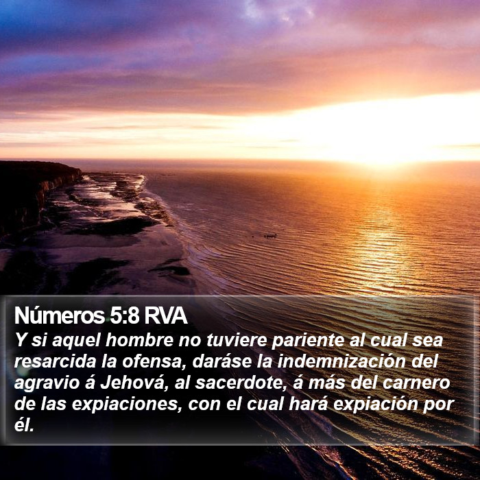 Números 5:8 RVA Bible Study