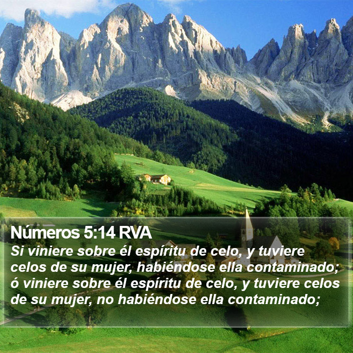 Números 5:14 RVA Bible Study