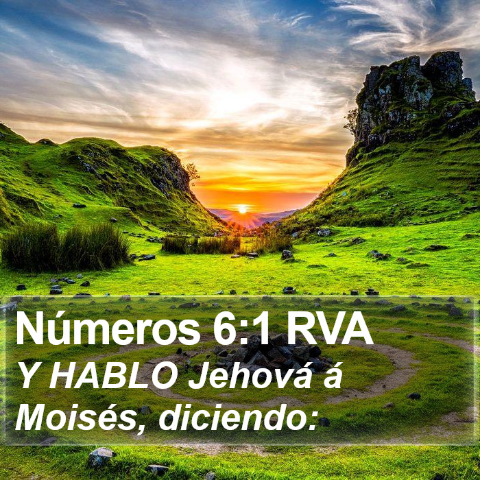 Números 6:1 RVA Bible Study