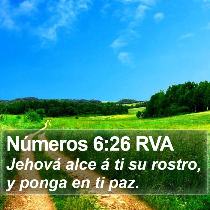 Números 6:26 RVA Bible Study