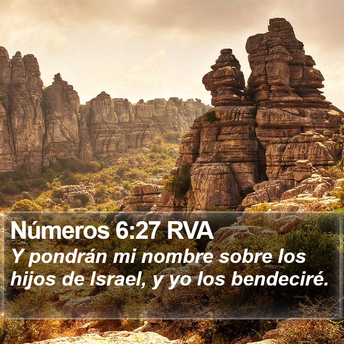 Números 6:27 RVA Bible Study