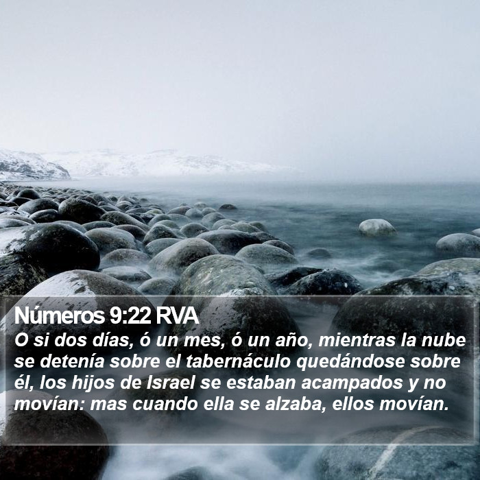 Números 9:22 RVA Bible Study