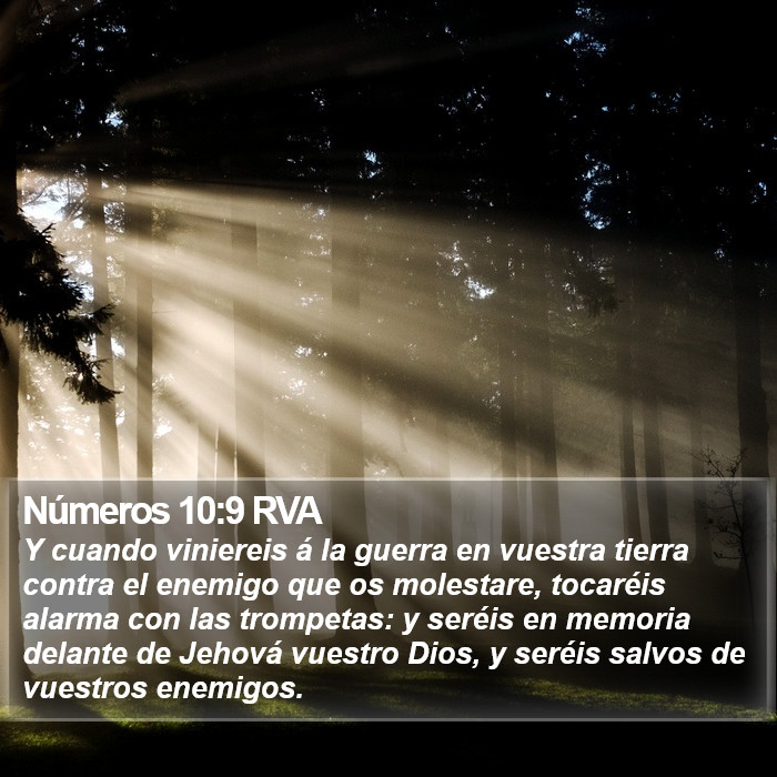 Números 10:9 RVA Bible Study