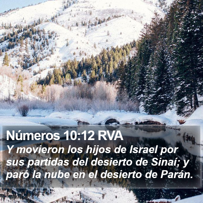 Números 10:12 RVA Bible Study