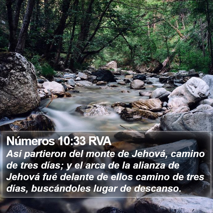 Números 10:33 RVA Bible Study