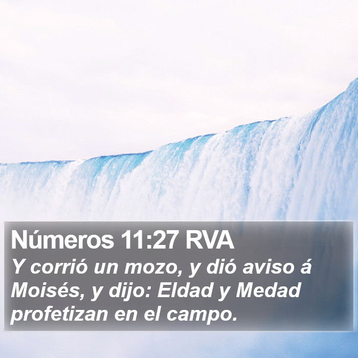 Números 11:27 RVA Bible Study