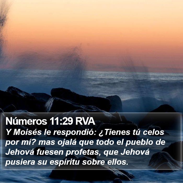 Números 11:29 RVA Bible Study