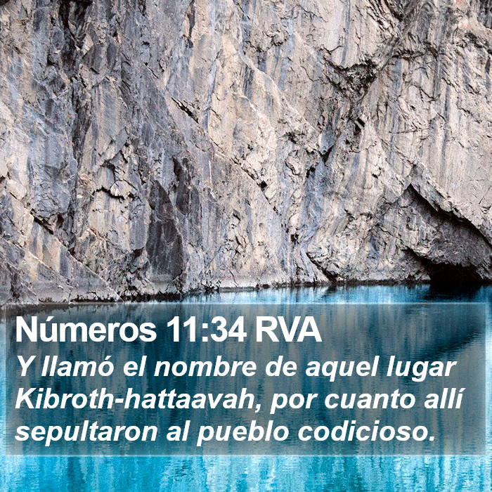 Números 11:34 RVA Bible Study