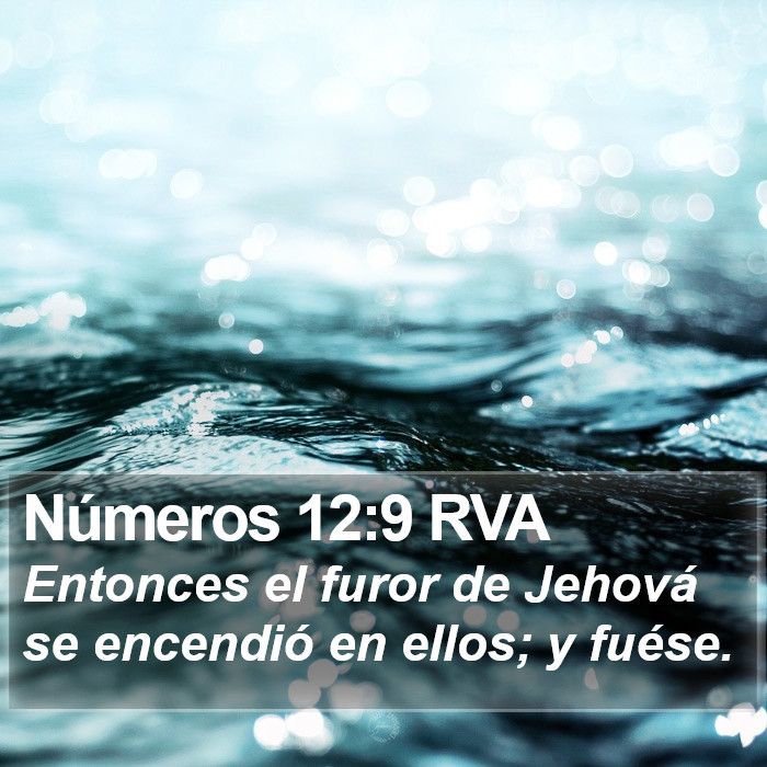 Números 12:9 RVA Bible Study