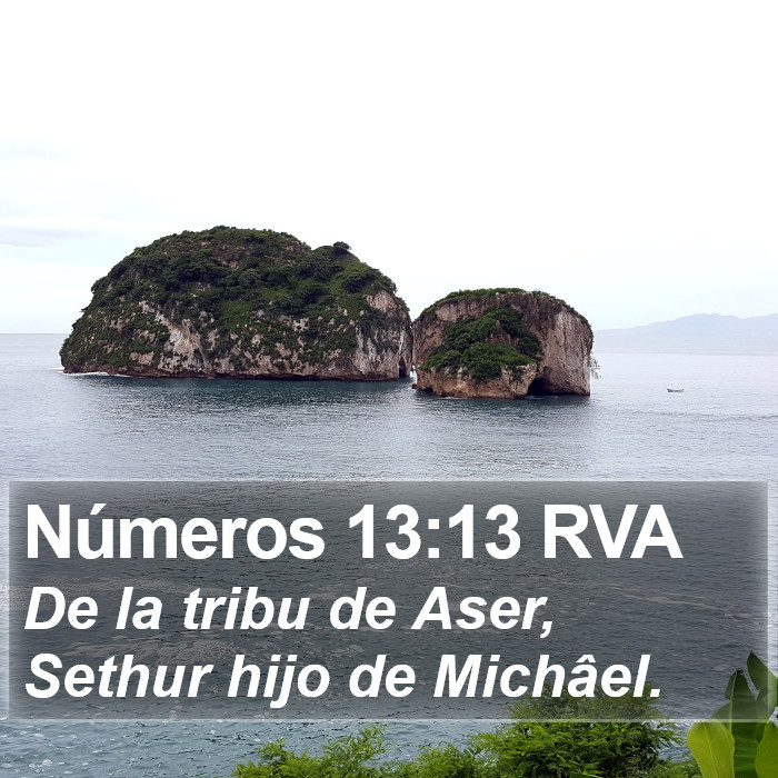 Números 13:13 RVA Bible Study