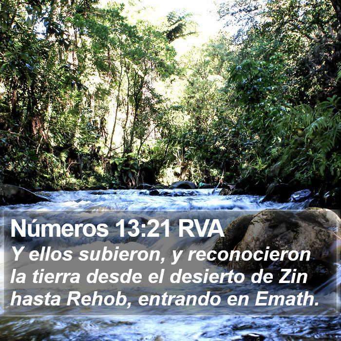 Números 13:21 RVA Bible Study