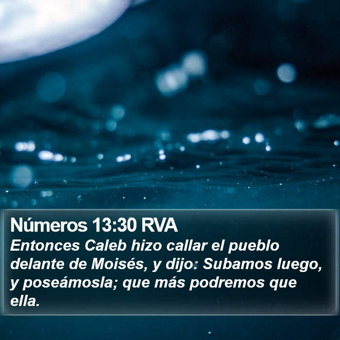Números 13:30 RVA Bible Study