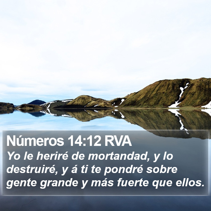 Números 14:12 RVA Bible Study