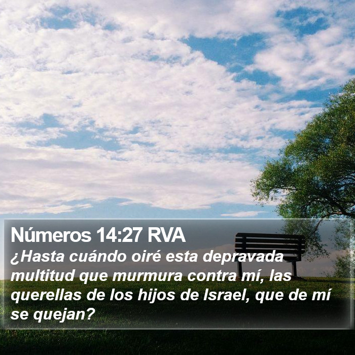 Números 14:27 RVA Bible Study