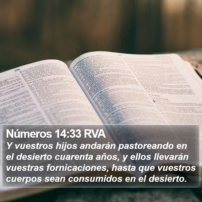 Números 14:33 RVA Bible Study