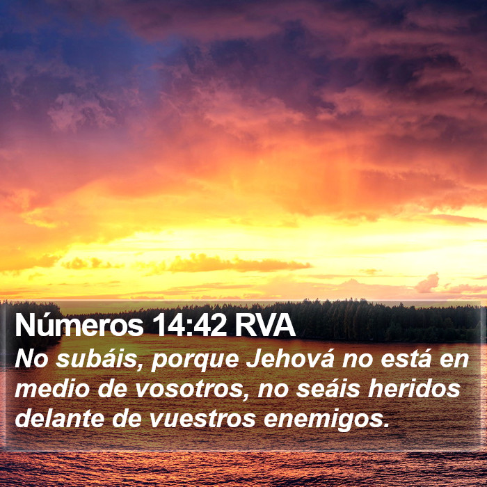 Números 14:42 RVA Bible Study