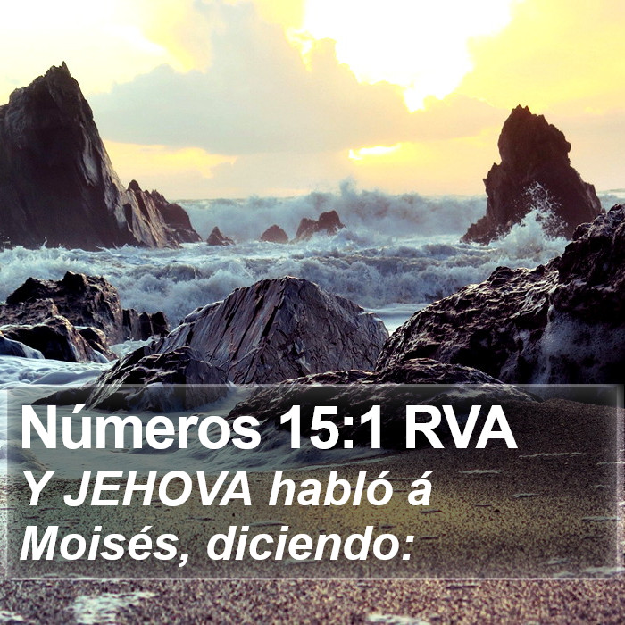 Números 15:1 RVA Bible Study