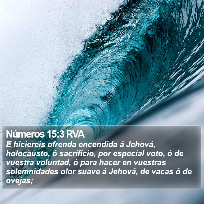 Números 15:3 RVA Bible Study