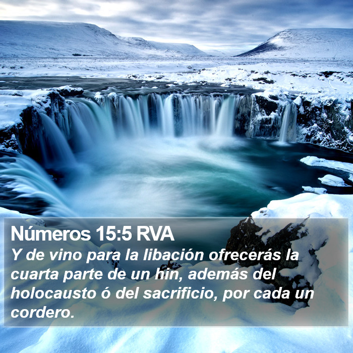 Números 15:5 RVA Bible Study