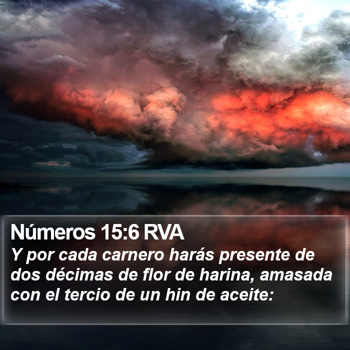 Números 15:6 RVA Bible Study