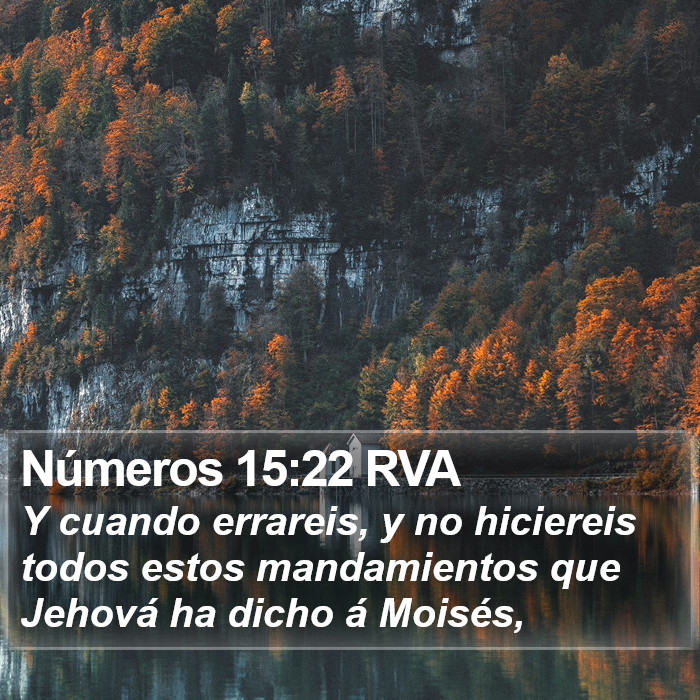 Números 15:22 RVA Bible Study