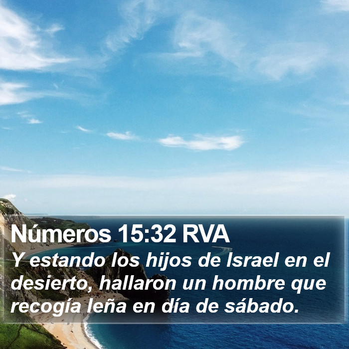 Números 15:32 RVA Bible Study